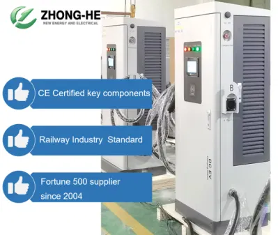  Cargador de batería comercial CCS1 CCS2 DC Fast EV 60kW Ademo