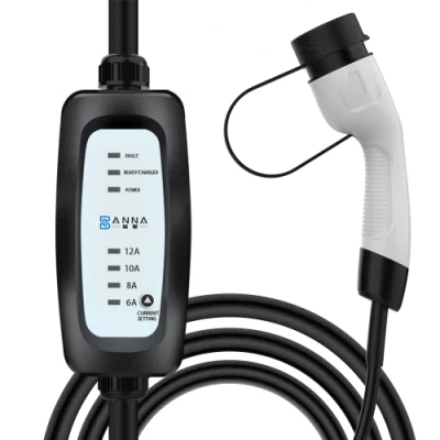 6A/8A/10A/13A/16A nivel 2 EV Cargador Home Cargador portátil