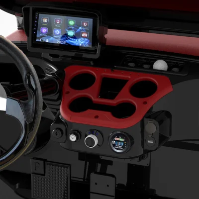 Carro de golf eléctrico HDK 4 plazas con Hummer de asiento trasero Carrito de Golf