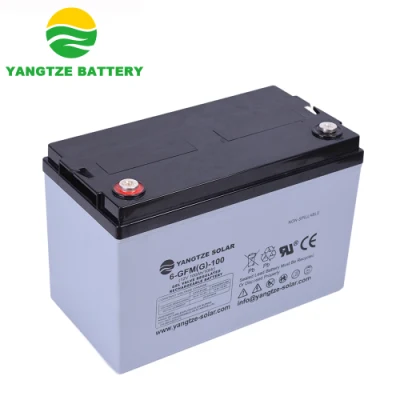 Yangtze 12V 100Ah 18650 Terminal Frontal AGM Cargador de batería de generador de ciclo profundo