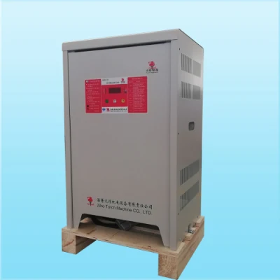 Cargador de batería de 48V/80A para montacargas y equipos de manipulación de materiales.