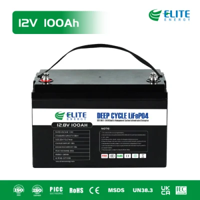  6000 ciclo de vida 12V 24V 48V 100ah 120ah 150ah 200ah 300AH 400ah 1000ah Solar/RV/Yacht/Boat/Back up Power ión litio LiFePO4 Hierro Batería de ión litio fosfato