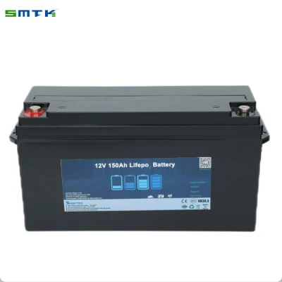 12V 150A batería Solar de ciclo profundo Baterí a LiFePO4 Para reemplazo de plomo ácido/UPS/Energía Solar/Barcos/RV/Golf Cart con MSDS CE UL ISO90001 RoHS