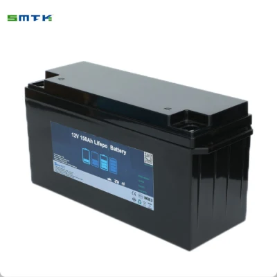 12V 150A batería Solar de ciclo profundo Baterí a LiFePO4 Para reemplazo de plomo ácido/UPS/Energía Solar/Barcos/RV/Golf Cart con MSDS CE UL ISO90001 RoHS