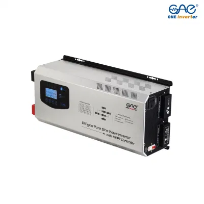 Inversor Solar híbrido de 5kw, 24V, 48V, 120V, 220V, fuera de la red, inversor de onda sinusoidal pura + controlador de carga Solar MPPT de 50A + cargador de CA