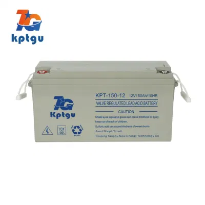  AGM de ciclo profundo 12V Batería solar 150 Ah Gel Tubular Batterie Solaire Cargador de batería