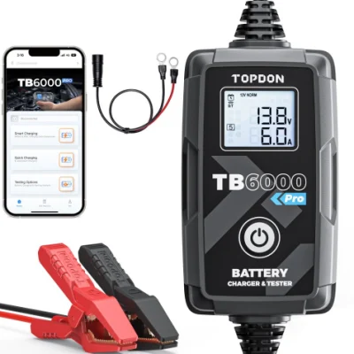  Nuevo diseño de alimentación de la fábrica Topdon tb6000 PRO 24 voltios 30 amperios 12V6a 12V 10AMP Universal Camera Coche Estrella de la Uni transformador para cargador de batería