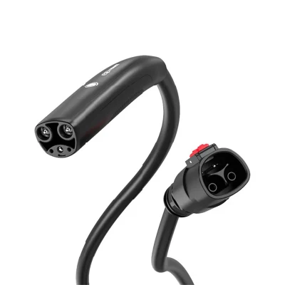 Nueva energía vehículo eléctrico carga pistola portátil Tesla 40A Cargador y cable