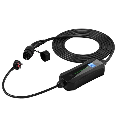 Original fábrica de vehículos eléctricos Type2 16A portátil de carga para el hogar Cargador EV
