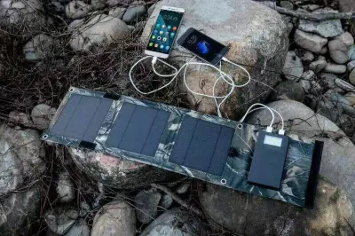 15W panel solar plegable portátil USB Teléfono Móvil Plegable de batería de coche Cargador Solar Precio Agente