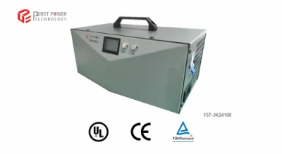 24V 100A Cargador de batería portátil de litio Li-ion LiFePO4 para carretilla elevadora