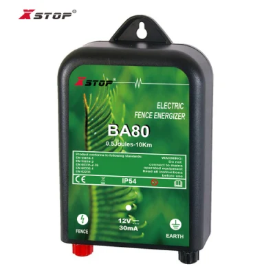Cc12V Batería cerca electrificada Energizer 0.6 Julios y salida de la Esgrima Cargador para la Agricultura