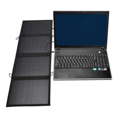  20W panel solar plegable USB portátil teléfono móvil batería de coche Cargador solar plegable de alta calidad