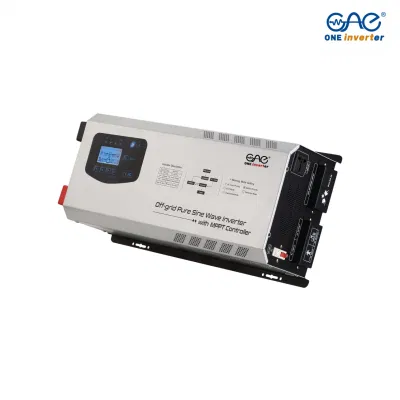 Inversor Solar híbrido de 5kw, 24V, 48V, 120V, 220V, fuera de la red, inversor de onda sinusoidal pura + controlador de carga Solar MPPT de 50A + cargador de CA