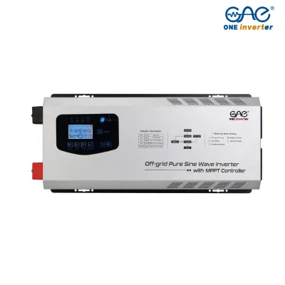 Inversor Solar híbrido de 5kw, 24V, 48V, 120V, 220V, fuera de la red, inversor de onda sinusoidal pura + controlador de carga Solar MPPT de 50A + cargador de CA