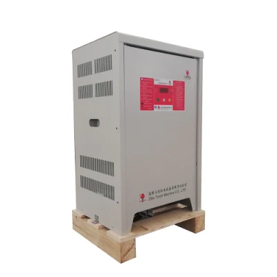 Cargador de batería de 48V/80A para montacargas y equipos de manipulación de materiales.