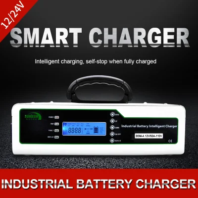 500W batería portátil para coche de golf automático 12v 24V 48V LiFePO4 cargador de batería de litio-plomo-ácido híbrido