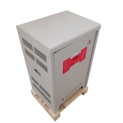 Cargador de batería de 48V/80A para montacargas y equipos de manipulación de materiales.