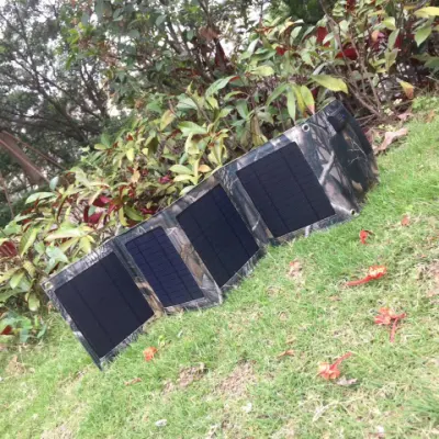 15W panel solar plegable portátil USB Teléfono Móvil Plegable de batería de coche Cargador Solar Precio Agente