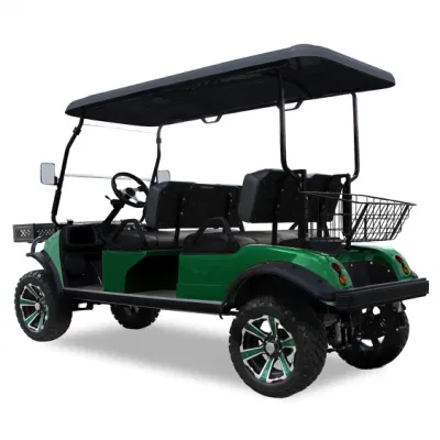 Carro de golf eléctrico HDK 4 plazas con Hummer de asiento trasero Carrito de Golf