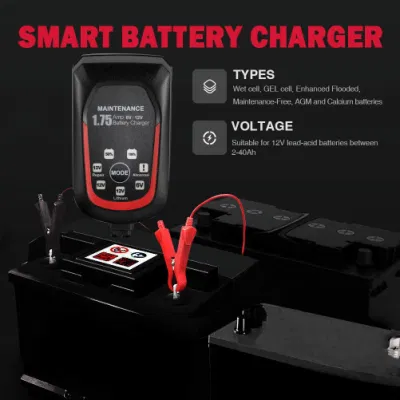 Edsun 12V modo normal Smart cargador automático de batería para coche Motocicletas