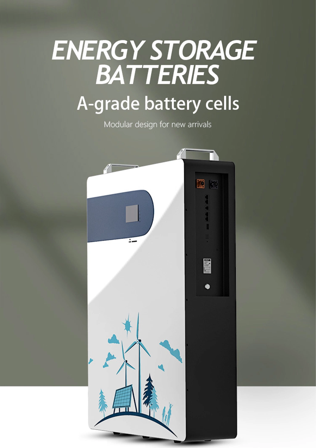 Jaway 48 Volt Lithium Battery 200 Ah 10kw LiFePO4 Powerwall 100ah 5kwh Lithium LiFePO4 Solar Power Wall Battery for Home Storage System