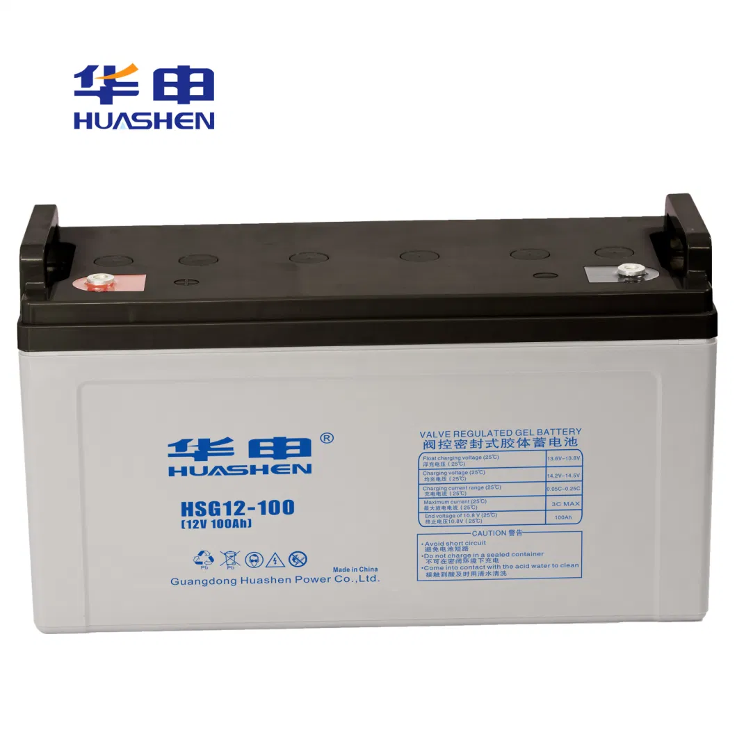 Factory Direct Price Solar Lead Acid Battery 2V 1000ah Lead Carbon 12V 100ah Storage Battery