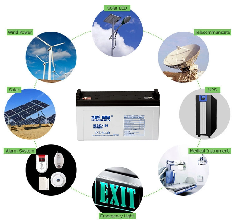 Factory Direct Price Solar Lead Acid Battery 2V 1000ah Lead Carbon 12V 100ah Storage Battery