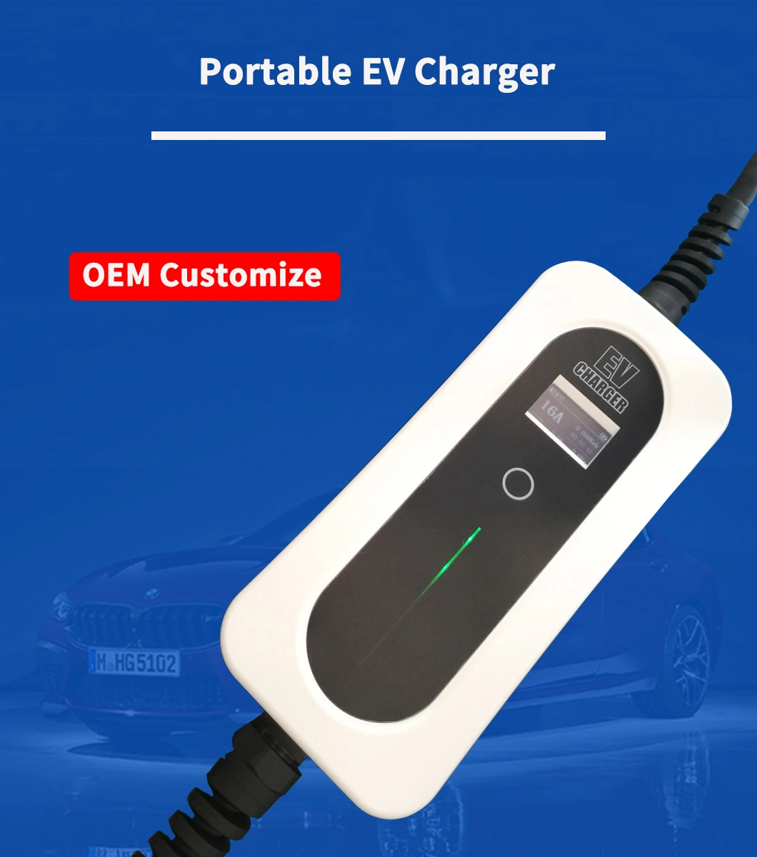 Portable EV Charger Single/Three Phase Electric Vehicle Charging Car Battery Charger