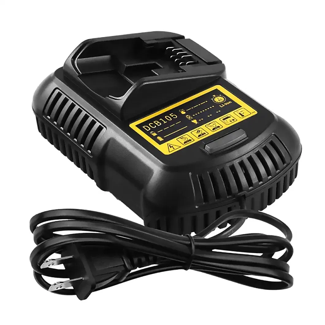Replaceable Power Tool Battery Charger 10.8V 14.4V 18V 4.5A Lithium Battery Charger for Dewalt Dcb118