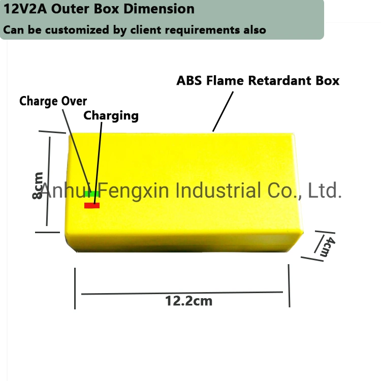 12V2a Lead Acid Battery Charger for E-Bike Scooter Motorcycle Bicycle Wheelchair