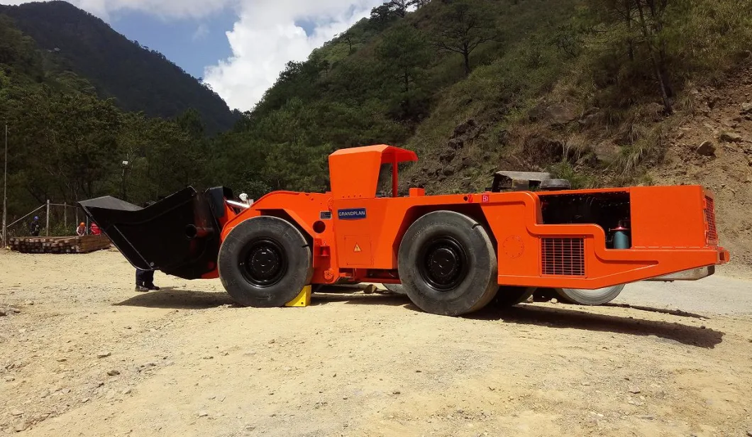 3m3 Underground Diesel Mining Auto Wheel Rock Mucking Front End LHD Heavy-Duty Explosion Proof Scooptram Fops/Rops Quality Loader