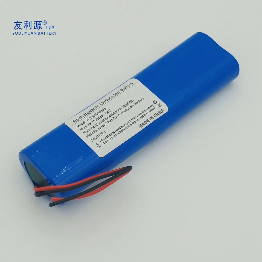 Promotion Price Deep Cycle Rechargeable Lithium Ion Battery 7.4V LiFePO4 Battery 4400mAh Battery Charger Smart Robot Battery Beauty Battery