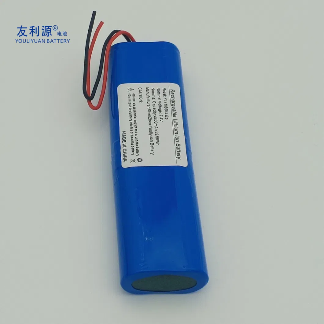 Promotion Price Deep Cycle Rechargeable Lithium Ion Battery 7.4V LiFePO4 Battery 4400mAh Battery Charger Smart Robot Battery Beauty Battery