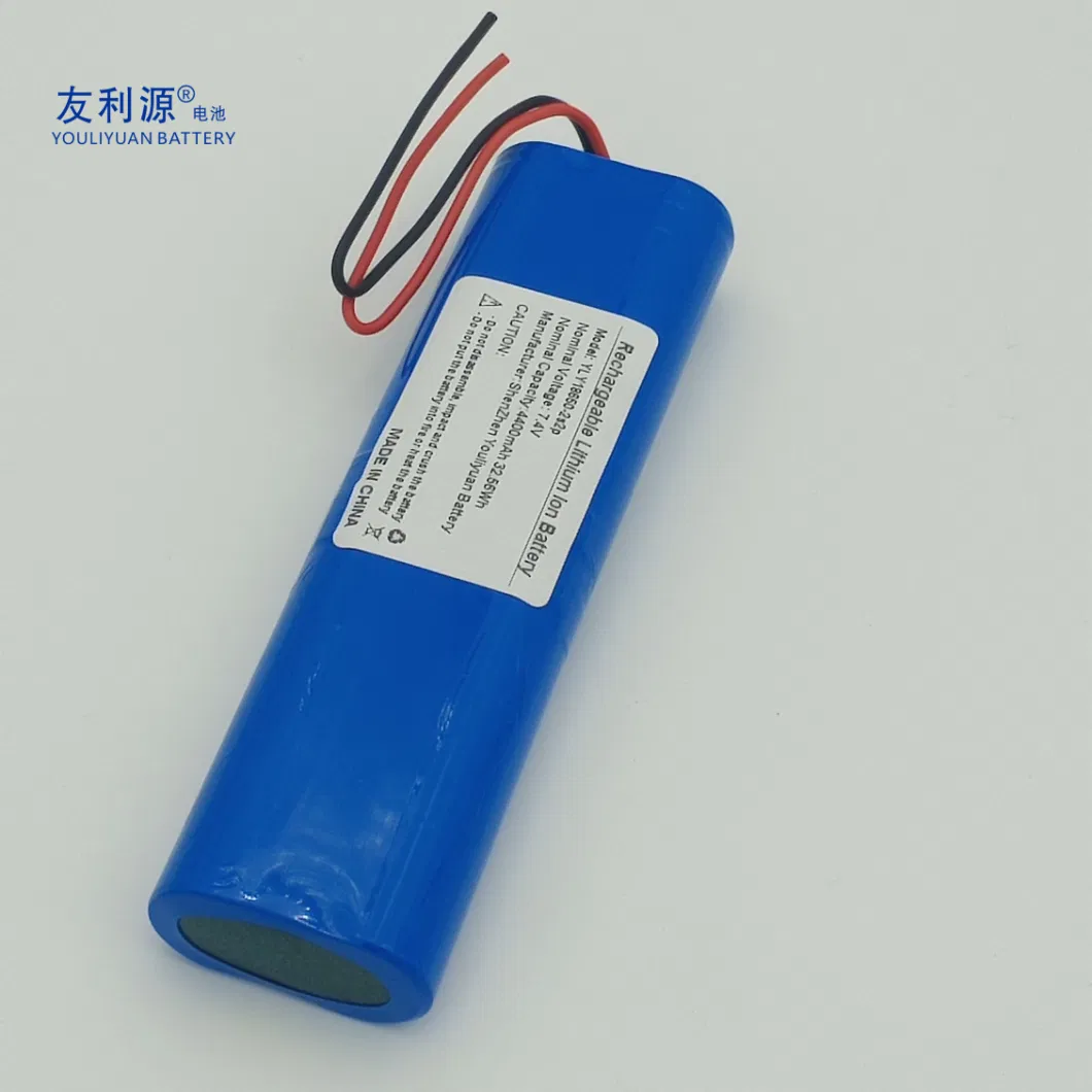 Promotion Price Deep Cycle Rechargeable Lithium Ion Battery 7.4V LiFePO4 Battery 4400mAh Battery Charger Smart Robot Battery Beauty Battery