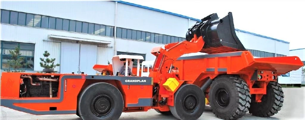 3m3 Underground Diesel Mining Auto Wheel Rock Mucking Front End LHD Heavy-Duty Explosion Proof Scooptram Fops/Rops Quality Loader