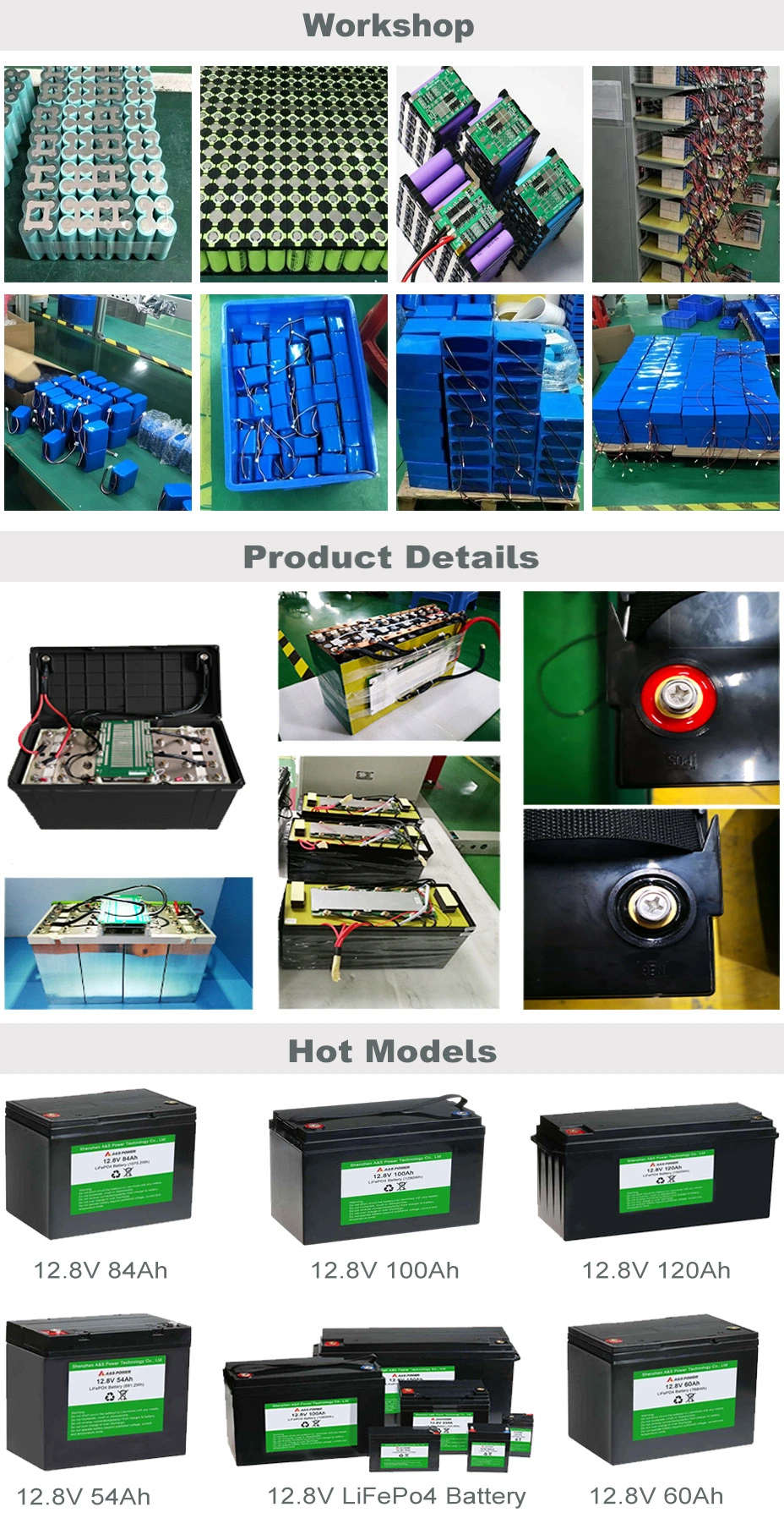 LFP 12V/24V/48V 100ah~300ah LiFePO4 Battery Lithium Ion Phosphate Battery for Solar Energy Storage/Marine/RV/Boat with Un38.3/UL Certificate