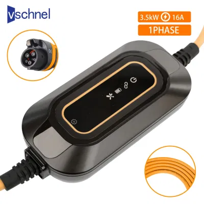  Caricabatteria Vschnel NEMA 6-20 livello 1 EV - 110 V 16 AMPLIFICATORE con cavo di prolunga da 21 PIEDI - compatibile con J1772 EVS