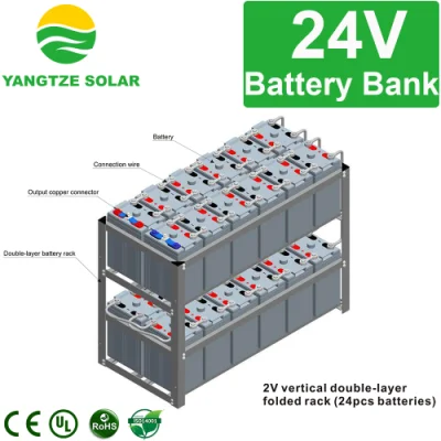  Batteria a ciclo profondo AGM al piombo-acido da 12 V 24 v 500 ah