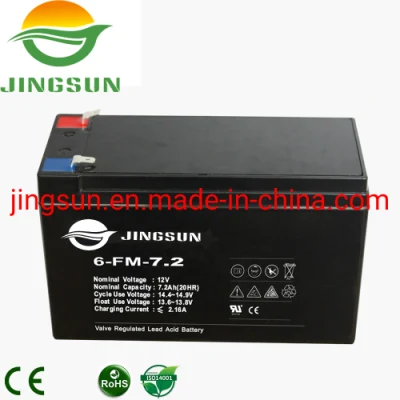  Batteria UPS al piombo-acido solare Jingsun 12V 7ah ad alta efficienza Caricabatterie