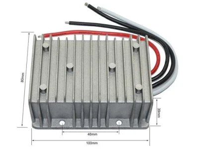 Auto EV OBC solare da 8-36 V a 12,6 V /14,5 V 10A CC-CC Caricabatteria di bordo al litio sigillato