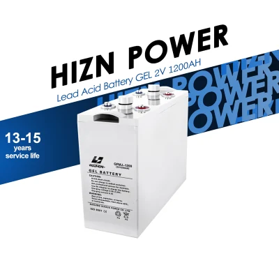  Batteria a gel solare 2V 24V 48V 1200ah al piombo acido profondo Eseguire un ciclo del gruppo batterie