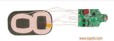  Caricabatterie rapido wireless per montaggio su circuito stampato 9V/2A 12V/2A