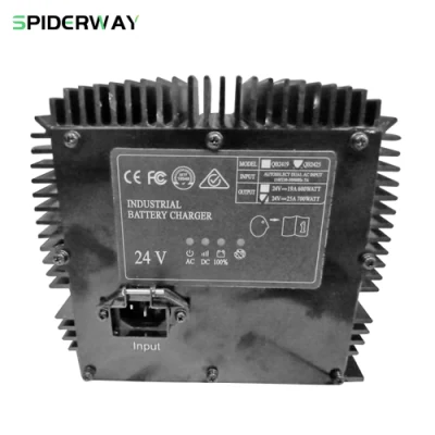 Caricabatteria industriale da 24 V utilizzato per carrelli elevatori elettrici, settore automobilistico,