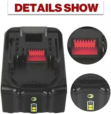 Batteria da 5000mAh Bl1830 18 V con indicatore LED sostituire Makita Batteria agli ioni di litio Bl1830b Bl1850b Bl1860b