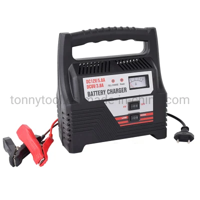 Caricabatterie automatico per auto per motociclette intelligente da 12 V per tutte le batterie al piombo-acido da 12 V, standard, gel, AGM
