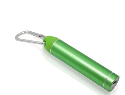 Caricabatterie Power Bank USB 18650 in alluminio promozionale con 1200 mAh 1.500 mAh 2000 mAh 2600 mAh