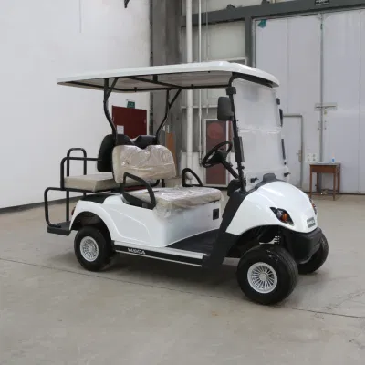 Golf cart elettrico Hongchangda 2+2 posti 4 Wheels Club Car Per il puntamento con caricabatteria rapido da 48 V 72 V.