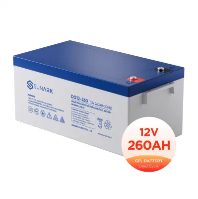 Batterie ricaricabili a gel solare a ciclo profondo 12V 24V 200ah 300ah Batteria al piombo acido 600 ah