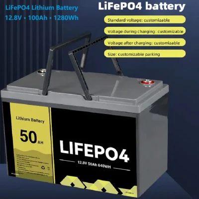  Batteria ricaricabile agli ioni di litio LiFePO4 12 V 36 v 50 ah 100 ah